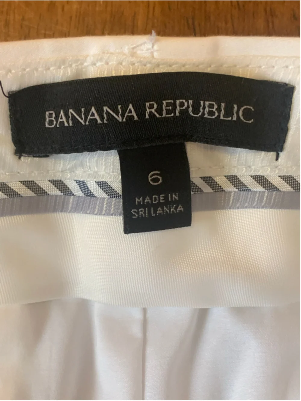 Banana Republic Avery Trousers White Size 6